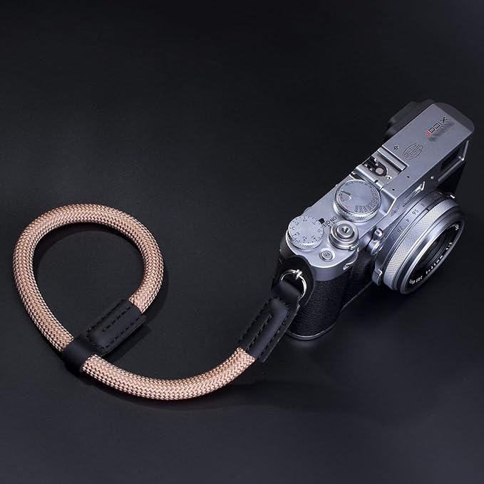 Camera Lanyard, Camera Wrist Strap, Rope Camera Strap Wrist for DSLR SLR Mirrorless Cameras Hand Strap Brown