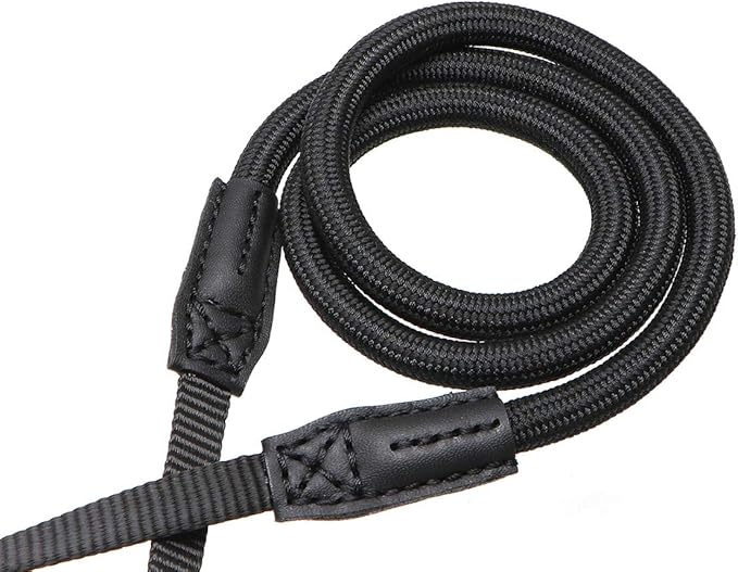 HITHUT Quick Release Camera Neck Strap Shoulder Strap Belt for Mirrorless Digital Cameras Climbing Rope with Quick Release QD Loops Connector with O-Ring Adjustable Length 30-53inch Black