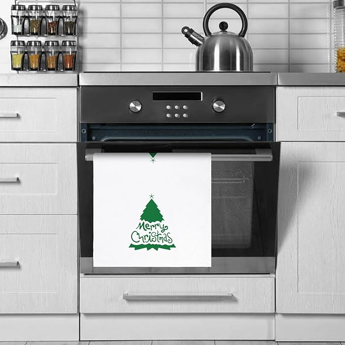 Nialnant Set of 4 Christmas Dish Towels for Kitchen and Bathroom, Housewarming Gifts Christmas Decoration for Kitchen-16 x 23.6 Inch