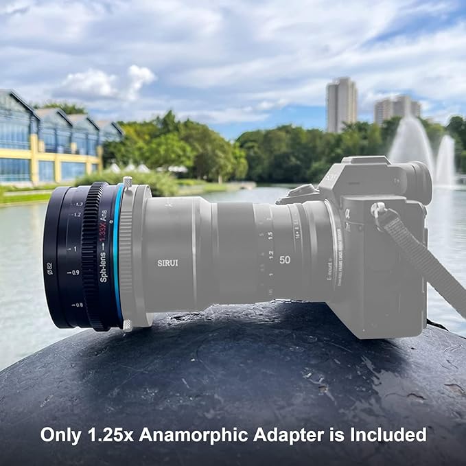 SIRUI T2.9 1.25X Anamorphic Adapter with 82mm Rear Thread only for SIRUI Venus Series Lenses
