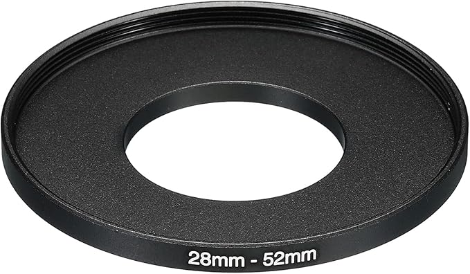 Metal Step-Up/Down Ring Adapter Compatible with Mirrorless Cameras DSLR Lens, UV CPL ND Filter Thread Converter, Black (67mm-62mm)