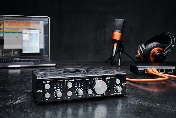 ESI planet 22x | Professional Dante audio interface with 2 inputs / 2 outputs
