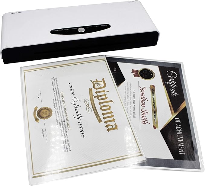 Optiazure Thermal Laminating Pouches 9"x11.5" Inches, 5mil 100Pack, Clear, Letter Size
