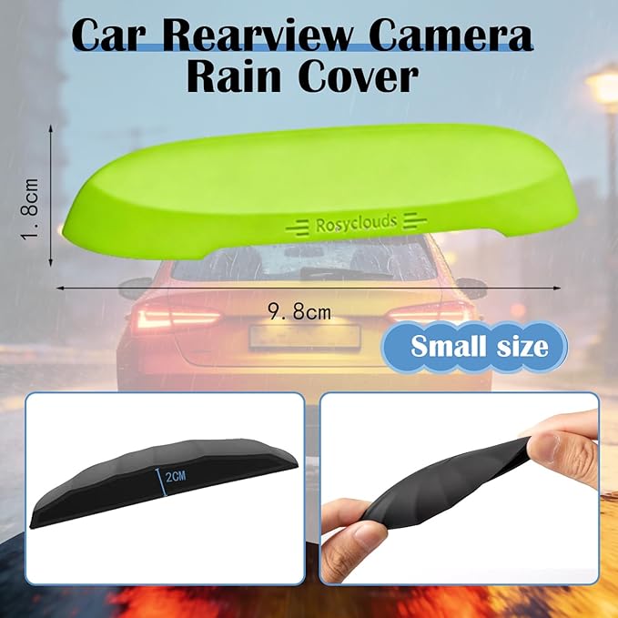 Winter-Ready Rear Camera Cover - All-Season Silicone Protection, Rain & Snow Guard for Backup Cams