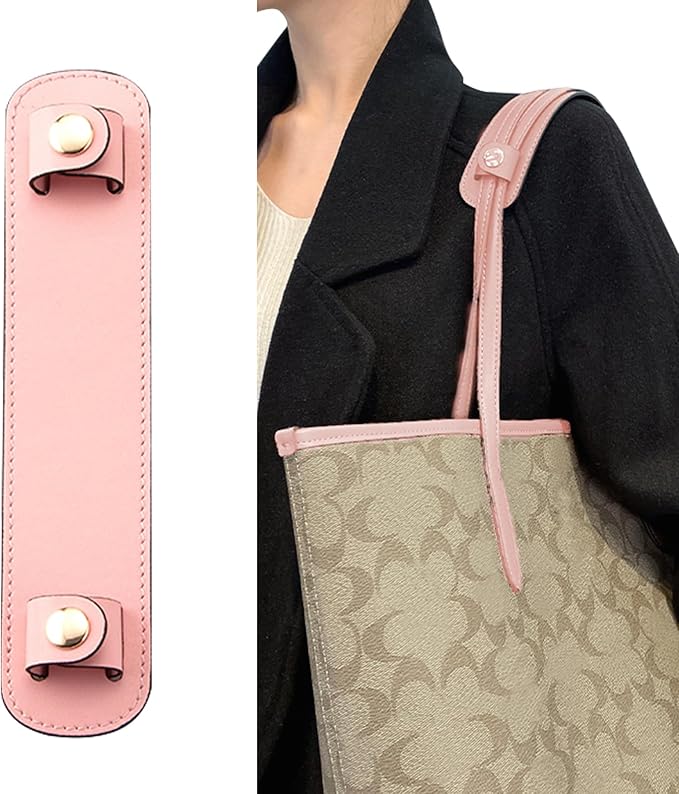 Shoulder Strap Pad Replacement,Microfiber Leather Strap Pads Detachable Cover for Tote Bag