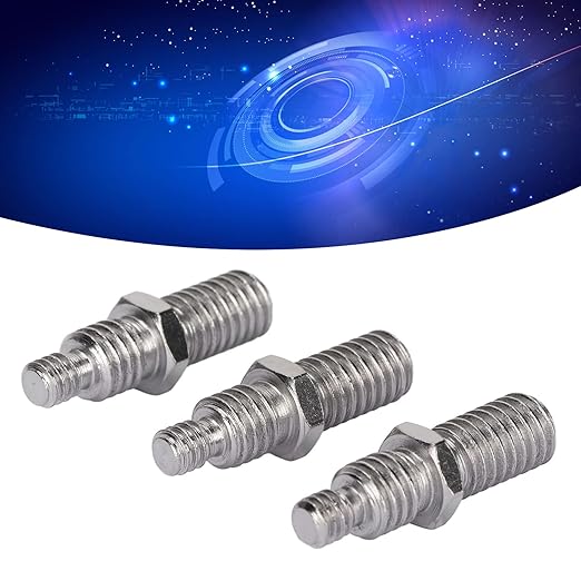 KIMISS 3Pcs 3/8 to 1/4in Male Threaded Screw Adapter Camera Tripod Mount Double Sided Standard Mounting Camera Screw Adapter Thread Camera Tripod Conversion Tripod Screw for Tripod PTZ