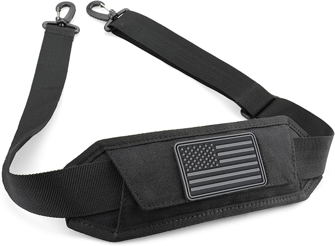 WYNEX Shoulder Strap Pad for Tactical Pouch, Universal Bag Strap with Detachable Thick Pad Single Shoulder Straps Replacement