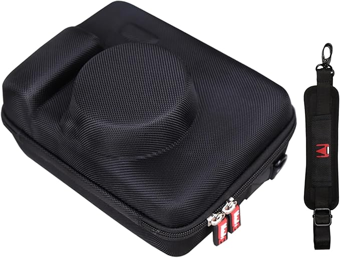 Mchoi Hard Travel Storage Case Fits for Fujifilm INSTAX Wide 400 / Wide 300 Instant Film Camera and Accessories, Case Only (All Black)