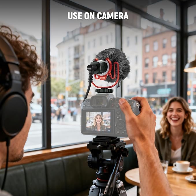 NEEWER PA009 Upgraded Phone Rig Vlogging Kit + VM10 Plug & Play Vlog Microphone for Phone Tablet Mac Camera, Video Stabilizer TikTok YouTube, Compatible with SmallRig iPhone Android