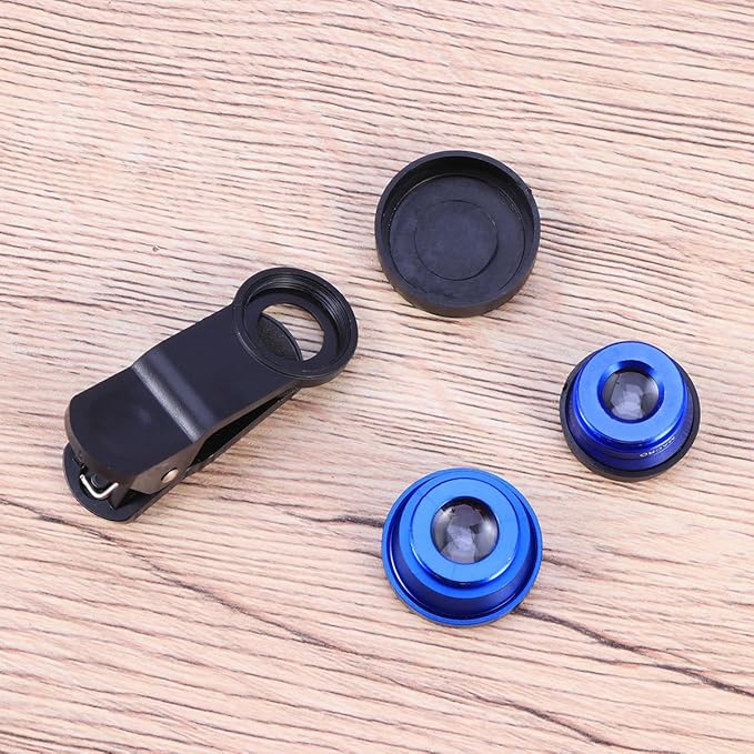 ibasenice 3 in 1 Phone Camera 0. 67x Wide Angle Macro Lens 180 Degree Fisheye Clip-on Professional for Smartphones