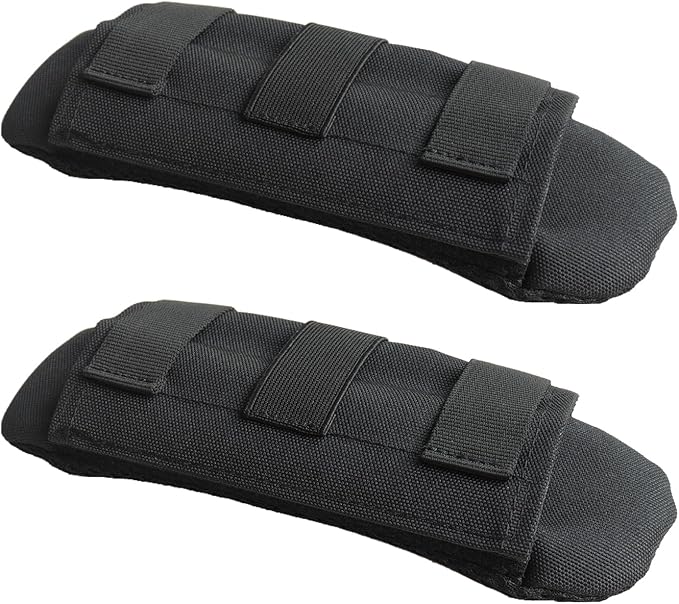 Shoulder Strap Pad for Optimal Weight Distribution, Plate Carrier Shoulder Pads with Velcro, Backpack Strap Pads, Shoulder Strap Cushion for Tactical and Weighted Vests, Body Armor, Waist Belts