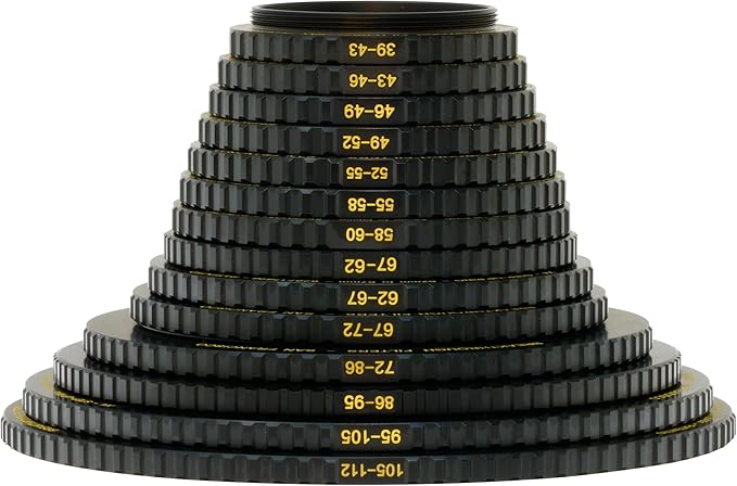 Breakthrough Photography 62mm to 72mm Step-Up Lens Adapter Ring for Filters, Made of CNC Machined Brass with Matte Black Electroplated Finish