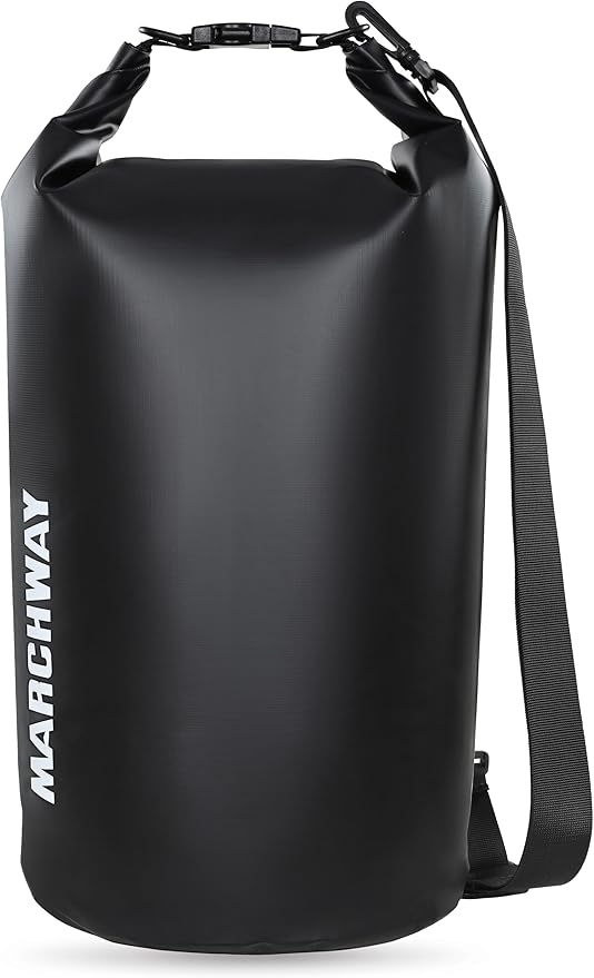MARCHWAY Floating Waterproof Dry Bag Backpack 5L/10L/20L/30L/40L, Roll Top Sack Keeps Gear Dry for Kayaking, Rafting, Boating, Swimming, Camping, Hiking, Beach, Fishing