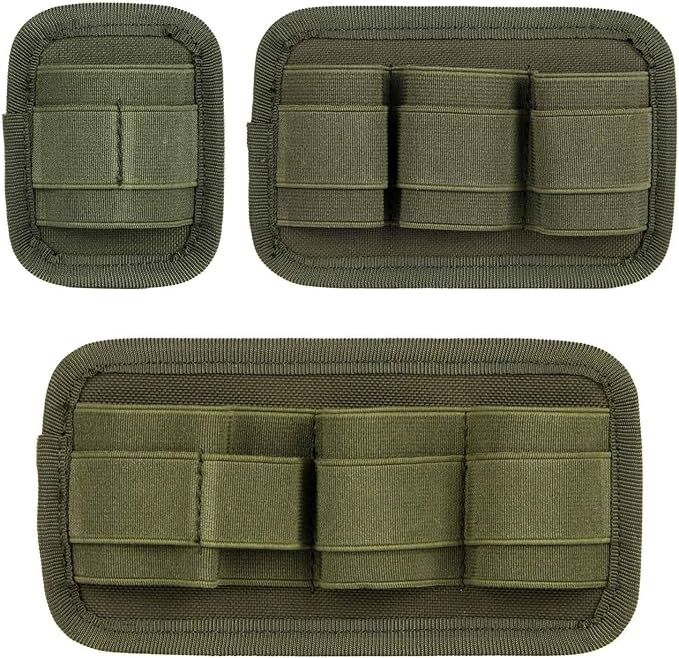 3 Piece EDC Elastic Bag Insert Pouch Panel Hook Backed Accessories Holder, Tactical Backpack Insert Modular Organizers and Storage Pouch