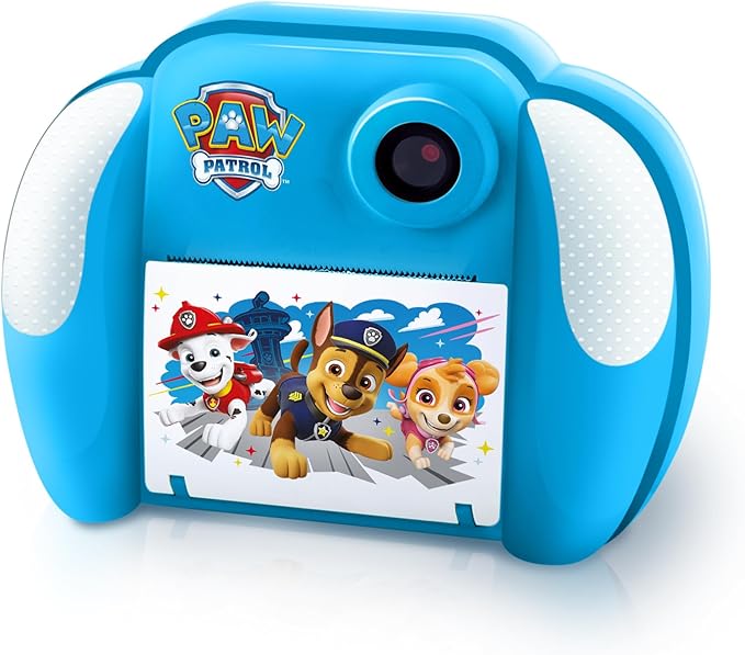 Paw Patrol™ My First Instant Camera; Photo, selfie, and video functions; Ink free printing; Frames and filters can be added digitally; Stickers and markers can be added after printing-Amazon Exclusive
