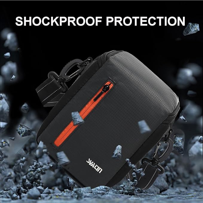 mirrorless camera bag,Dual Opening Anti-shock Sling Lens Cube Case,Small Digital DSLR SLR Mirrorless Cameras Accessories Storage Pouch for Canon,Sony,Fuji,Panasonic,OLYMPUS