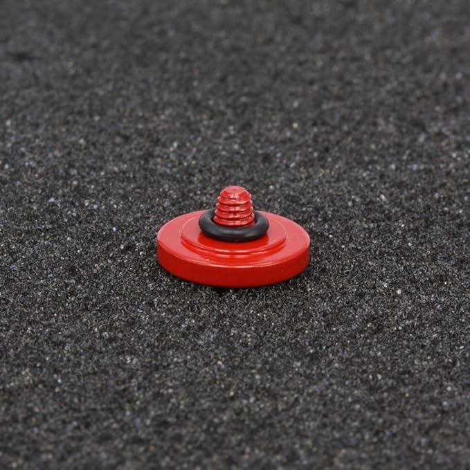 Haoge Metal Shutter Release Button for Fujifilm XE5 X-E4 X-E2S X-E3 X-T2 X-T3 XT4 X-T20 XT30 X-Pro3 X-Pro2 X100V X100T X100S X100F Camara Accessories and Leica M240 M11 M10 M9-P Concave Surface Red