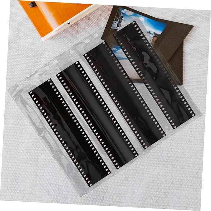 Uonlytech 10pcs Document Pouch Set for Archival Photo Holders Heavy Duty Negative Sleeves for Film Storage Compatible Binders Protection for Collectors