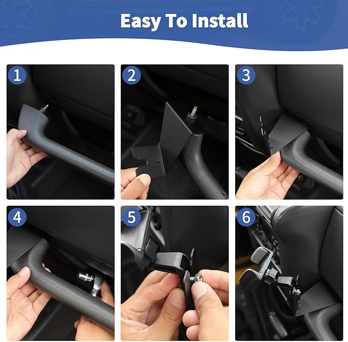 RT-TCZ for Jeep TJ Phone Radio Holder Walkie Talkie Mount Bracket Accessories for Jeep Wrangler TJ 1997-2006