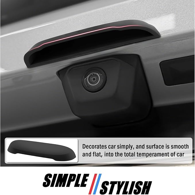 Car Rear View Backup Camera Cover Rainwater Resistant,Silicone Car Rear View Camera Cover for Clear Reversing Image,Universal Self-Adhesive Backup Cameras for Cars Covers