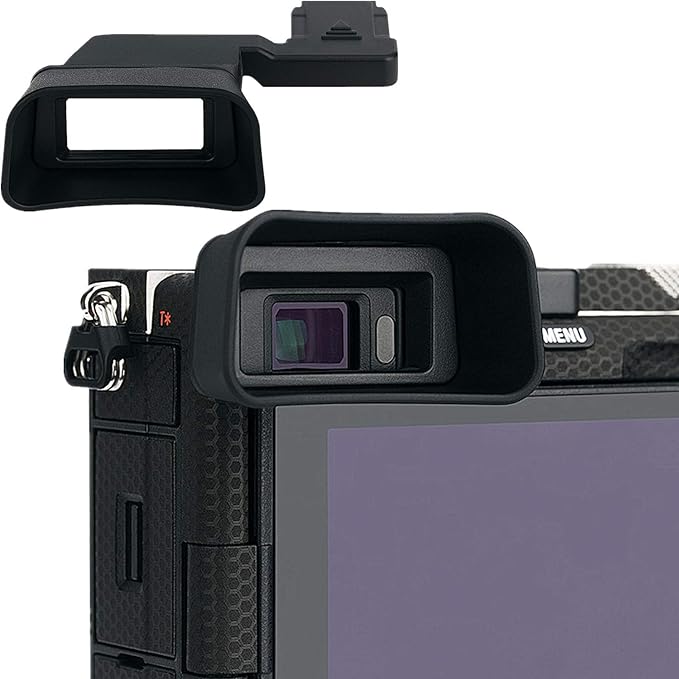 Soft Silicon Camera Viewfinder Eyecup Eyeshade for Sony A7C Alpha 7C (ILCE7CL/S) Eyepiece Eye Cup Protector(Not Fit A7C II, A7CR)