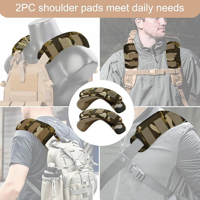 ZINZ 2-Pack Universal Wide Shoulder Pad with Ultra Thick Cushion for Bag Luggage Backpack Bag Crossbody