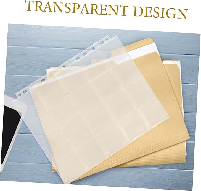 30pcs Negative Film Storage Sleeves Acid Binder Pages for Film Protection and Organization
