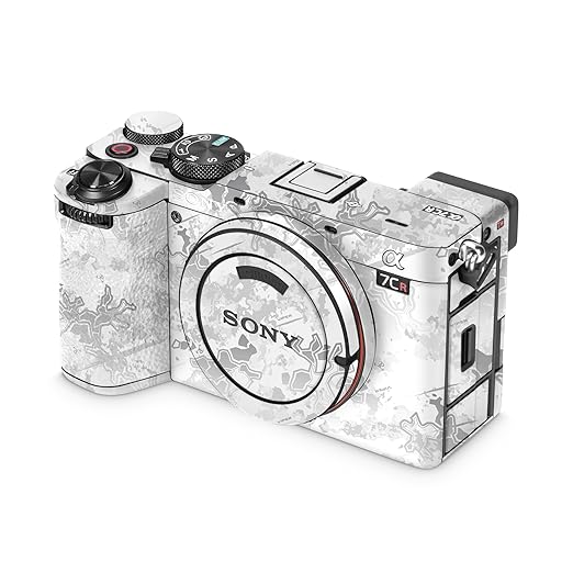 Camera Skin Compatible with Sony Alpha 7CR Camera (2023) - Viper Snow - Premium 3M Vinyl Protective Wrap Decal Cover - Easy to Apply | Crafted in The USA by MightySkins