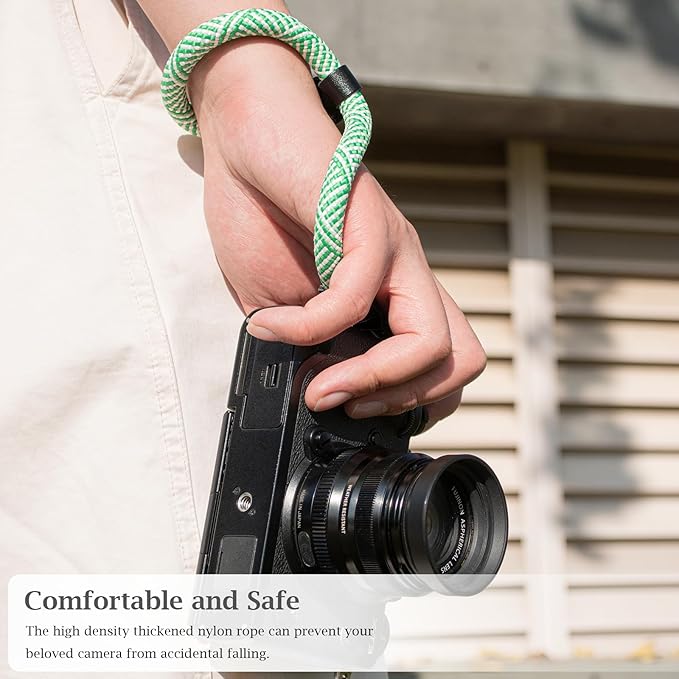 VOVMOEYA Rope Camera Wrist Strap,Camera Hand Strap Compatible with A6400 A6000 A7 IV,for Fujifilm X100V for Nikon Zf Z30 for Canon EOS R6 R7 R8 R10 Camera Wrist Straps for dslr