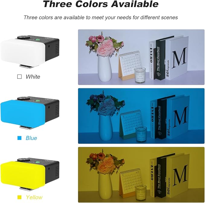 Flash Diffuser Set Compatible with Godox im30, White Blue Yellow, 3 Pack Photography Light Modifiers ((3-Colorful))