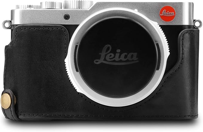 MegaGear MG1605 Ever Ready Genuine Leather Camera Case Compatible with Leica D-Lux 7 - Black