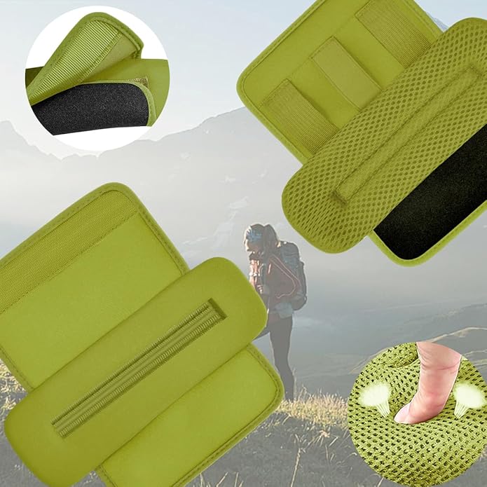 ZINMARK 2Pcs Thick Cushioned Shoulder Pads, Anti-Slip Design and Breathable Mesh Pads for Shoulder Strap,Soft and Comfortable