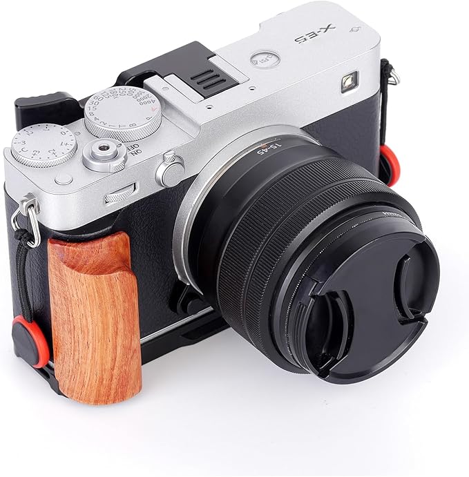 Metal Thumbs Up Grip for Fujifilm Fuji X-E5 Camera, XE5 Thumb Up Rest Hand Grip Anti-Slip Finger Grip, Hot Shoe Mount Thumb Support Enhanced Grip for One-Handed Photography (Black)