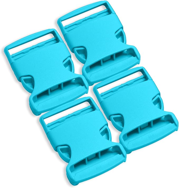 Buckles for Straps Set of 4 Pcs Plastic Buckle Clip Quick Side Release Plastic Fastener