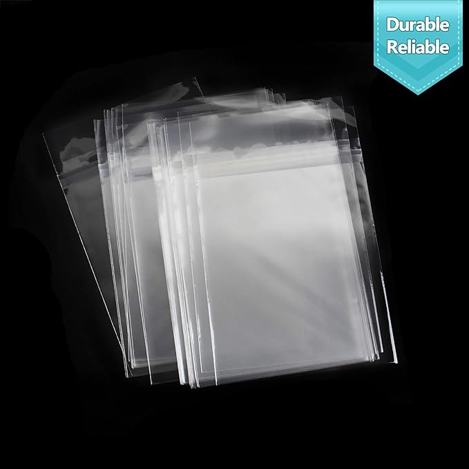 Golden State Art, Pack of 100, 4x4 inches Acid-Free Crystal Clear Sleeves Storage Bags for Photo Prints Framing Mats Mattes