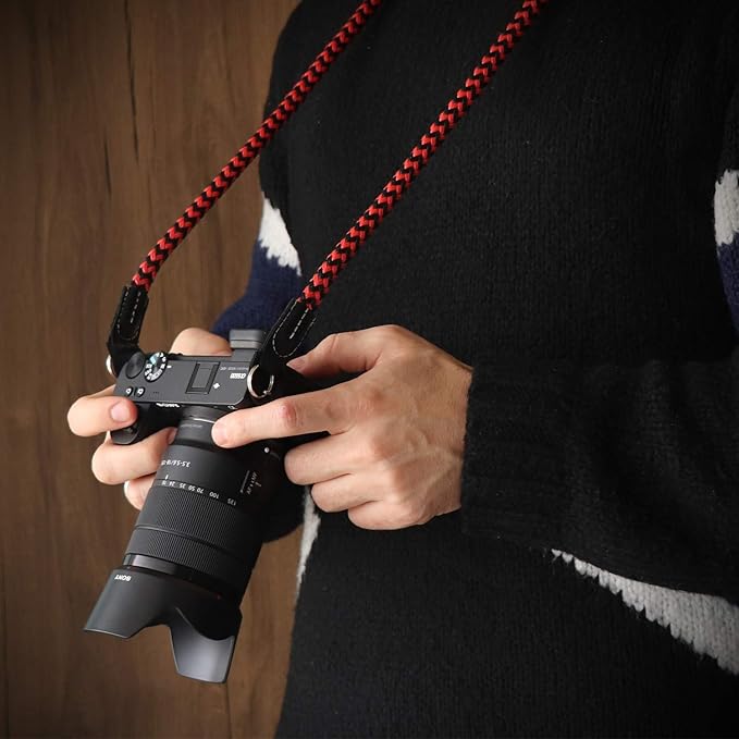 MegaGear SLR/DSLR Camera Cotton Wrist Strap – Comfortable & Durable Wrist Strap for Digital Cameras