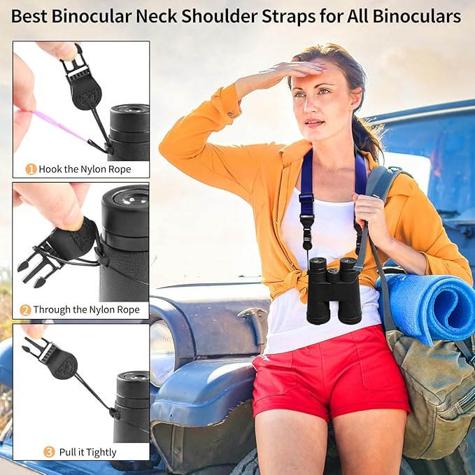 Universal Shoulder Strap, Sandwich Mesh Padded Neck Lanyard, Replacement Comfortable Bag Strap for Camera, Cellphone Tablet,iPad, Laptop, Luggage Bag, Binocular(Prussian Blue)