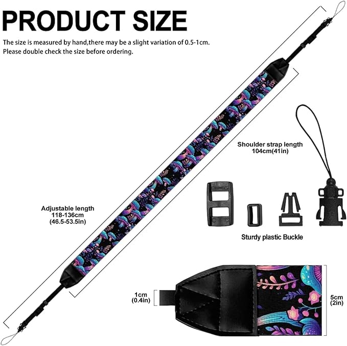 GLENLCWE Camera Strap, Camera Strap for Photographers Neck Strap Replacement Fit Most Cameras