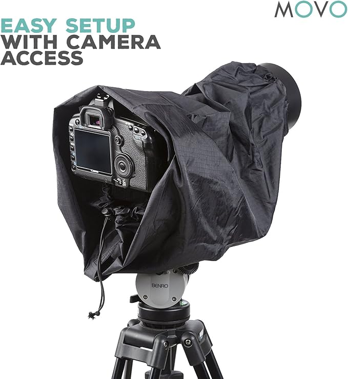 Movo CRC17 Storm Raincover Protector for DSLR Cameras, Lenses, Photographic Equipment (Small Size: 17 x 14.5)