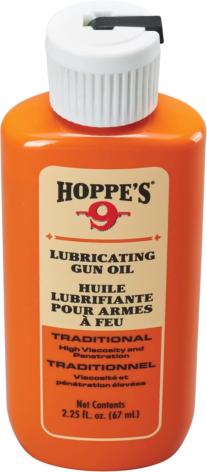 Hoppe's No. 9 Pistol Cleaning Kit for .38/.357/9mm Caliber - Gun Supplies with Aluminum Rod, Solvent, Lubricating Oil, Brush & Storage Case