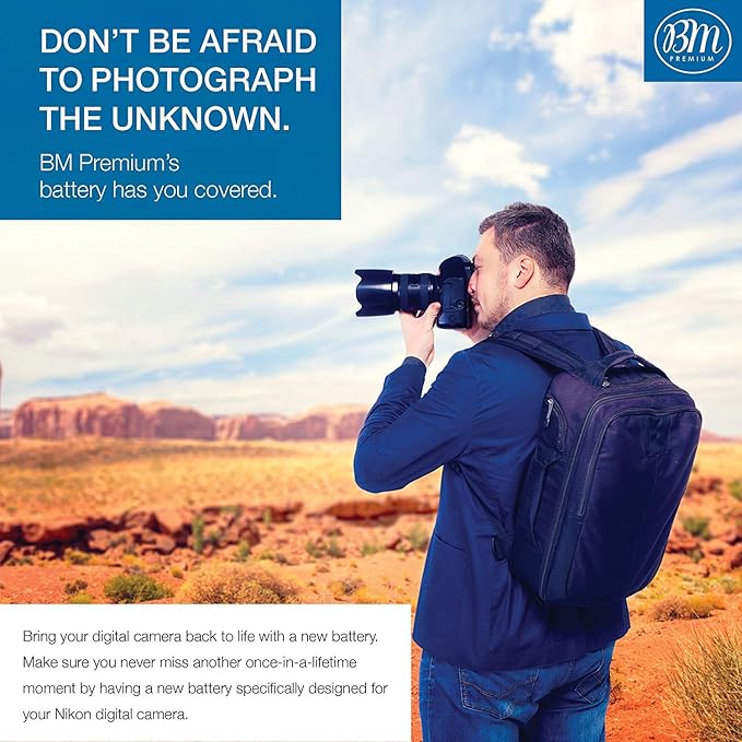 BM Premium EN-EL9, EN-EL9A Battery Charger for Nikon D5000, D3000, D60, D40x & D40 Digital SLR Camera - MH-23 Replacement