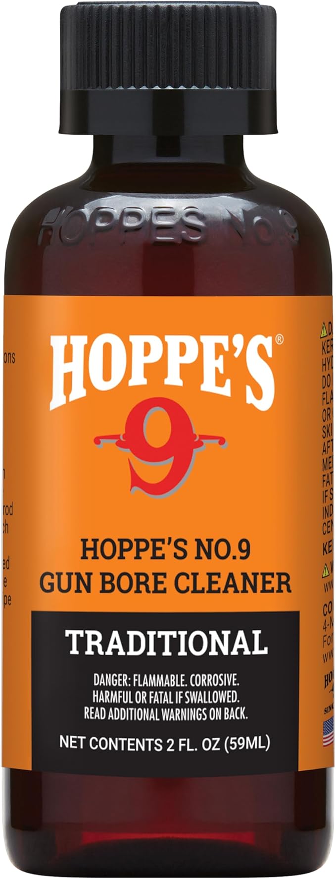 Hoppe's No. 9 Pistol Cleaning Kit for .38/.357/9mm Caliber - Gun Supplies with Aluminum Rod, Solvent, Lubricating Oil, Brush & Storage Case