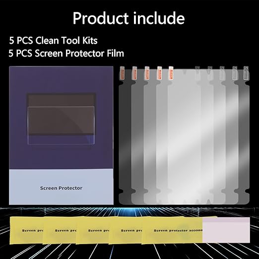 5PCS Screen Protector for Anycubic Photon M7 Pro, Resin 3D Printer Scratch Proof Screen Protector Film for Anycubic Photon M7 Pro, M7 Resin LCD 3D Printer