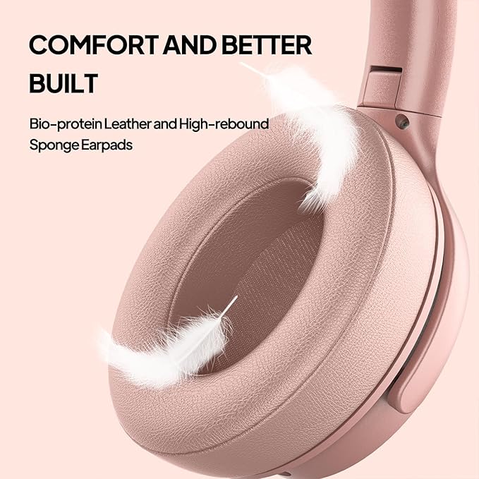 Wired Over-Ear Headphones with USB C Connector, Hi-Fi Stereo Sound, Noise-Isolating Ear Cups, Comfortable Fit for USB C Devices (with Bag, Gold)