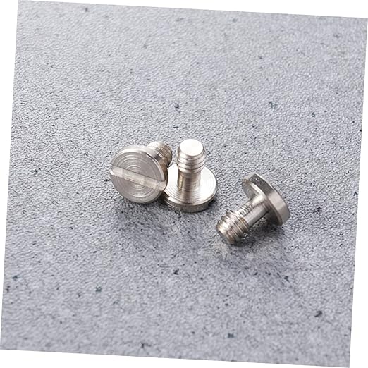 DOITOOL 2sets D-Ring Tripod Screws with Small Screws for Quick Release Plate 6pcs*2