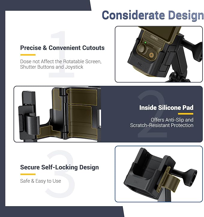 Pocket 3 Suction Cup Mount,Car Interior Windshield Dash Holder with 2 Detachable Expansion Arms for Xtra Muse Osmo Pocket 3 Action 5 Pro 4 3 Hero 13 12 11 10 9 8 Insta 360 X5 X4 Car Mount Accessories
