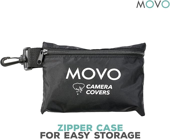 Movo CRC17 Storm Raincover Protector for DSLR Cameras, Lenses, Photographic Equipment (Small Size: 17 x 14.5)