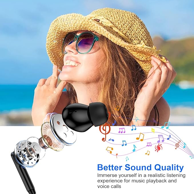 USB C Samsung Earbuds Wired Ear Buds for Samsung Galaxy A16 A17 A36 5G A26 S25 Edge A56 S25 Ultra Plus S24 FE A35 Z Fold 6 USBC In-Ear Headphones Wired Type C Earbud Earphones Headsets with Microphone