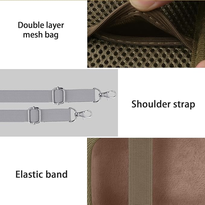 Camera Case for KODAK EKTAR H35/H35N/KODAK Snapic A1 Frame Film Camera,Carrying Case Holder for KODAK EKTAR H35/H35N Half Frame Film Camera and Accessories(Brown Case)