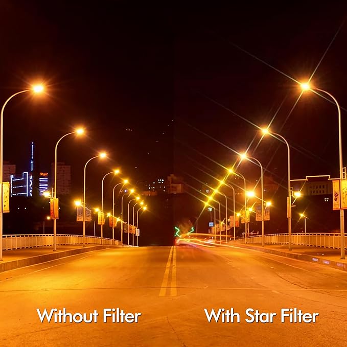 Star Filter 6 Points Starburst for iPhone 17 Pro/PRO MAX,Cell Phone Camera Lens Special Effects Filter (Requires GiAi Magnetic Case - Sold SEPAR)